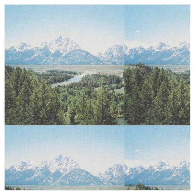 Storslagna Teton Snake River förbiser Tyg (Närbild)
