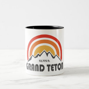 Storslagna Teton Två-Tonad Mugg