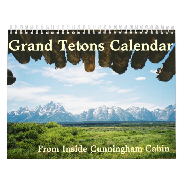 Storslagna Tetons av den Yellowstone kalendern Kalender (Omslag)