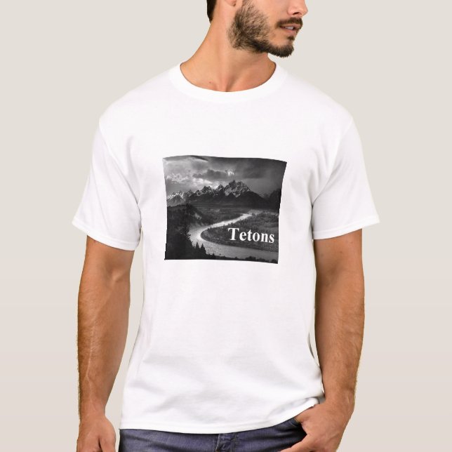 Storslagna Tetons T-shirt (Framsida)