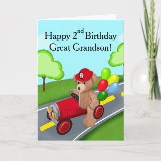 Storsonsons 2-årsdag Teddybjörn brandbil Kort