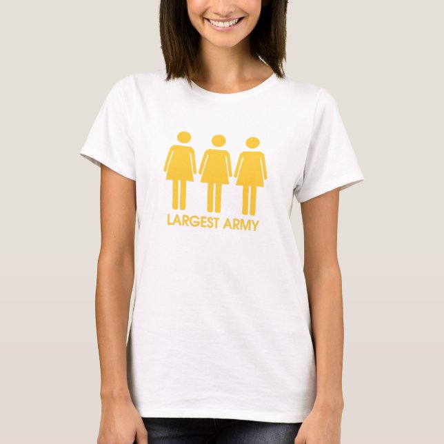 Störst armé t-shirt (Framsida)