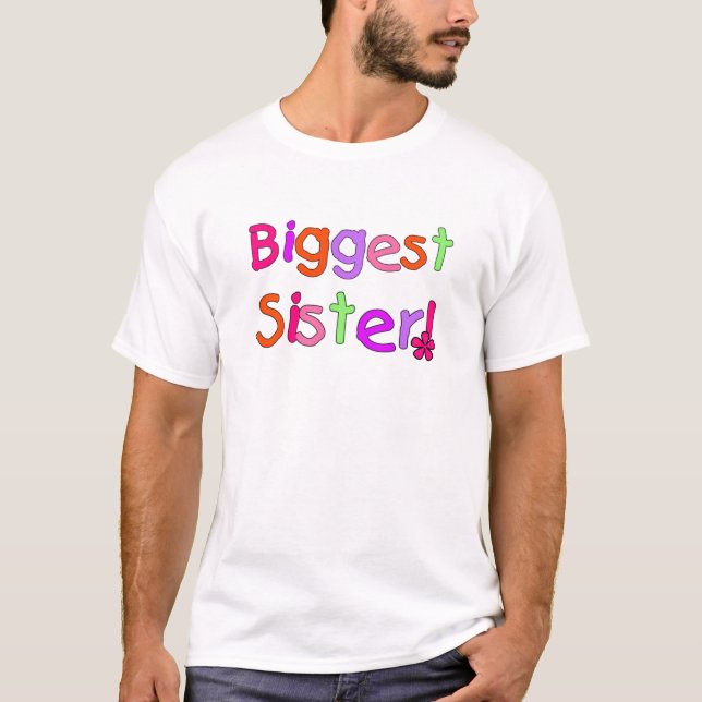 Störst systerT-tröja och gåvor T-shirt (Framsida)