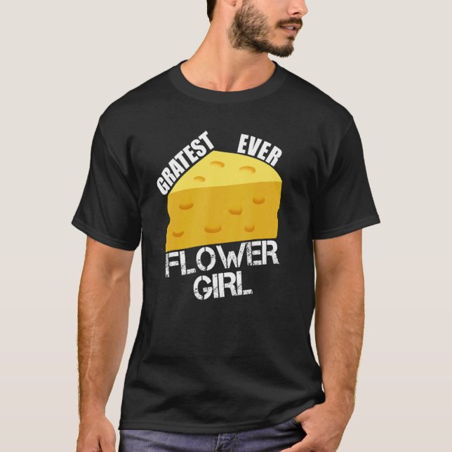 Största Blomsterflicka Någonsin Bröllopsfest Kul E T Shirt (Framsida)
