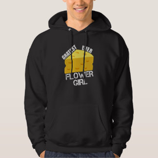 Största Blomsterflicka Någonsin Bröllopsfest Kul F Hoodie