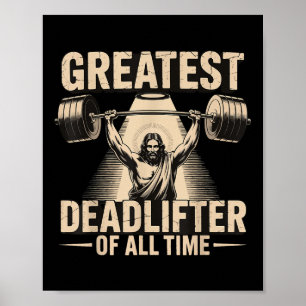Största dödlyftaren genom tiderna Jesus Poster