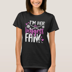 Största fan field hockey moster field hockey spela t shirt