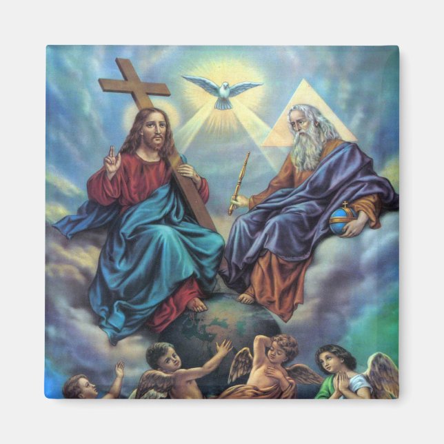 Största Heliga Trinity Magnet (Framsidan)