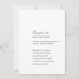 Största Kapitlet I Våra Liv | Bokformat Spara Datumet