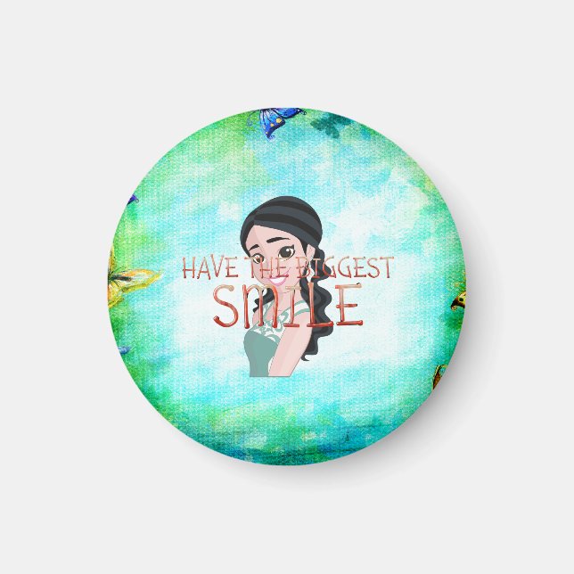 STÖRSTA LEENDET MAGNET (Framsidan)