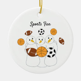 Största Sportfantast Julgransprydnad Keramik