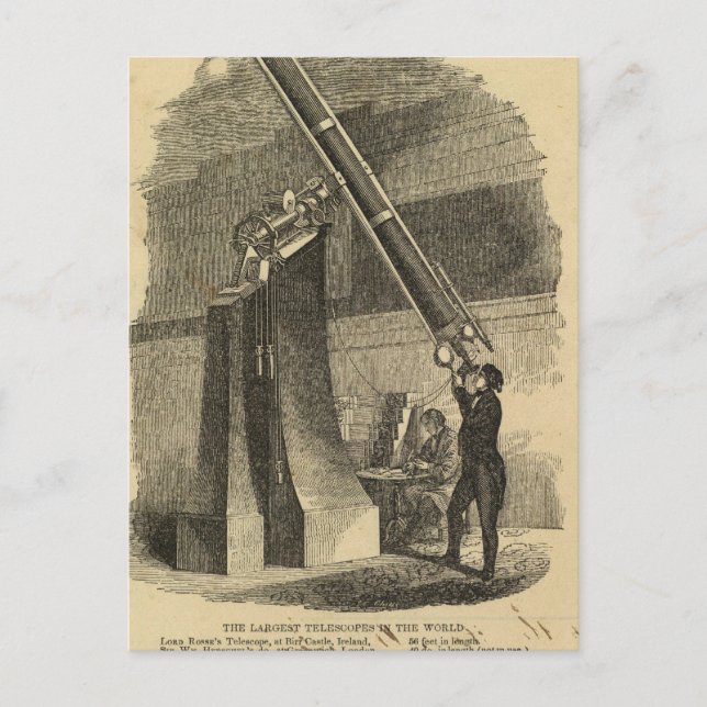 Största teleskop vykort (Framsida)