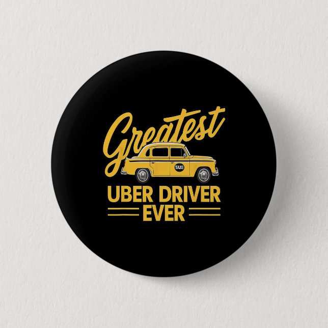 Största Uber-förare någonsin Uber-förare Roligt  Knapp (Framsida)