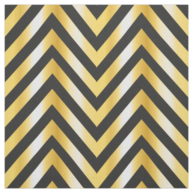 Storstilad art déco för guld- sparre tyg (Provkarta)