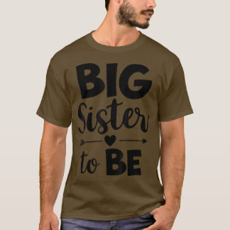 Storsyster till 2023 Gravids annonseringssibli T Shirt