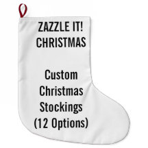 STORT 1 sidtryck för beställnings- julstrumpa