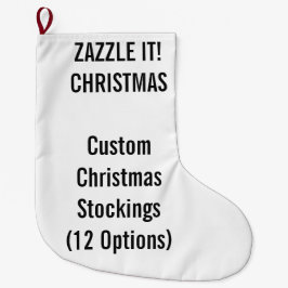 STORT 1 sidtryck för beställnings- julstrumpa