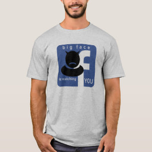 Stort ansikte håller ögonen på dig t shirt