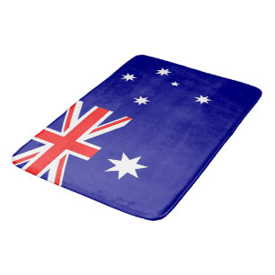 Stort badmatt med Australiens flagga Badrumsmatta