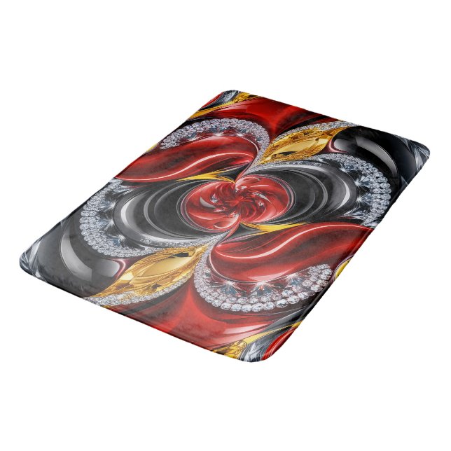 Stort badmatt med Färg i Tyskland Badrumsmatta (Vinklad)