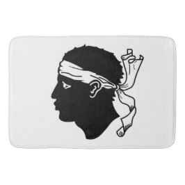 Stort badmatt med flagga av Korsika Badrumsmatta