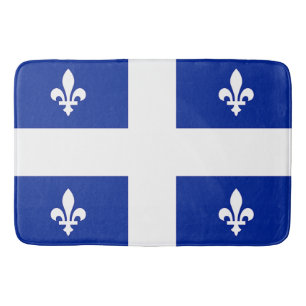 Stort badmatt med flagga av Quebec Badrumsmatta