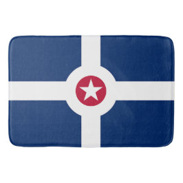 Stort badmatt med flagga Indianapolis Badrumsmatta