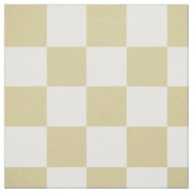 Stort, Beige Rutigt Mönster Tyg