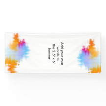 Stort beställnings- baner med vattenfärggränsen