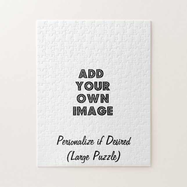 Stort beställnings- pussel med fotoet eller konst (Vertikal)