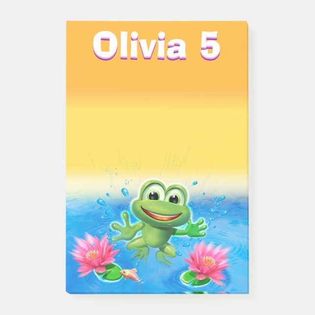 Stort blad av grov Anpassningsbar Anteckningsblock Post-it Block (Framsida)