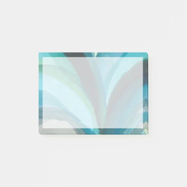 Stort blåttlöv mig post-it block (Framsida)