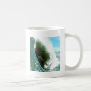 Stort brant surfa vinkar kaffemugg