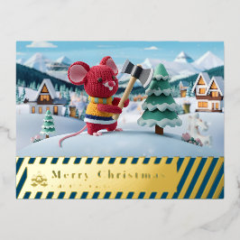 Stort D-kort för bergsmassa