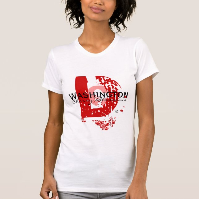 Stort D (Red-2x) Tee (Framsida)