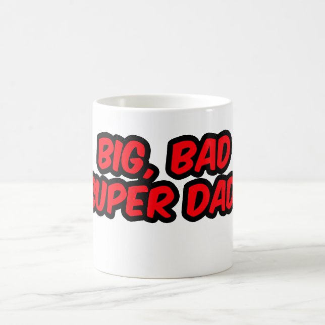 Stort dåliga, toppen pappa. (Mugg) Kaffemugg (Center)