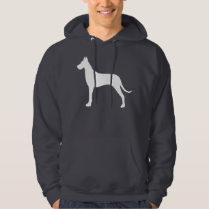 Stort dansk silhuett hoodie