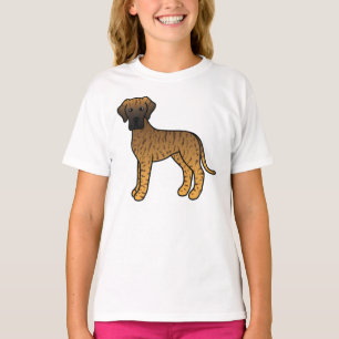 Stort danskt hundvalp med brindle-mönster t shirt