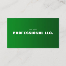 Stort djärvt, lätt att läsa den gröna visitkorten visitkort