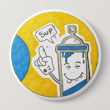 Stort emblem för gatakonstnär