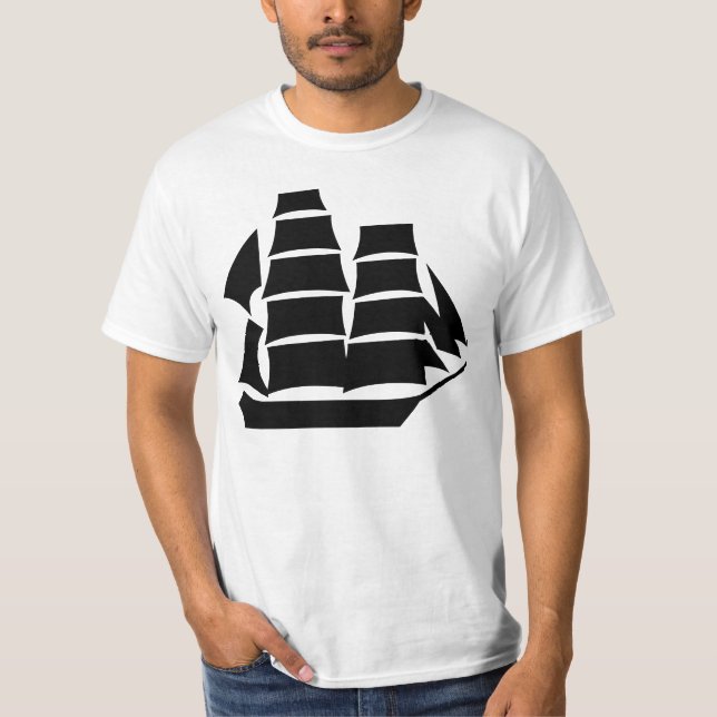 Stort fartyg t shirt (Framsida)