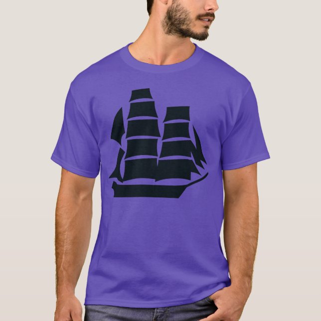 Stort Fartyg T Shirt (Framsida)