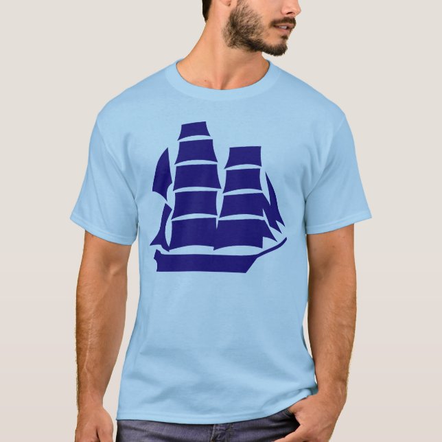 Stort Fartyg T Shirt (Framsida)