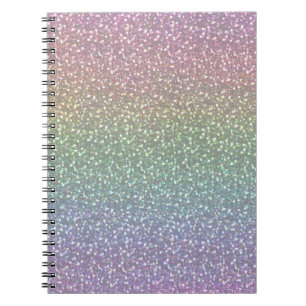 Stort Fauxglitter Sparkles den skina Anteckningsbok