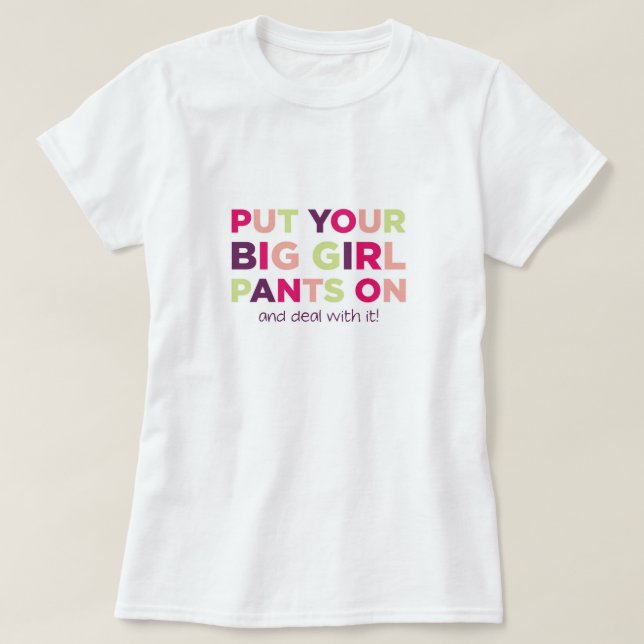 Stort flickabyxorcitationstecken tee (Design framsida)