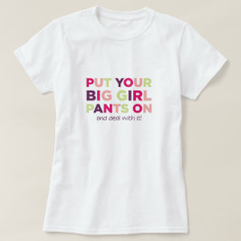 Stort flickabyxorcitationstecken tee shirt