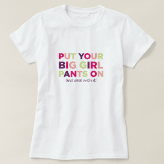 Stort flickabyxorcitationstecken tee shirt