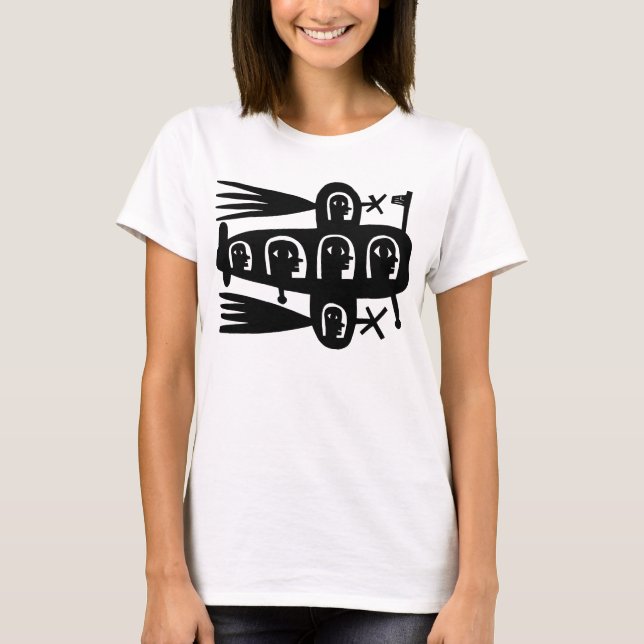 Stort flygplan tee (Framsida)