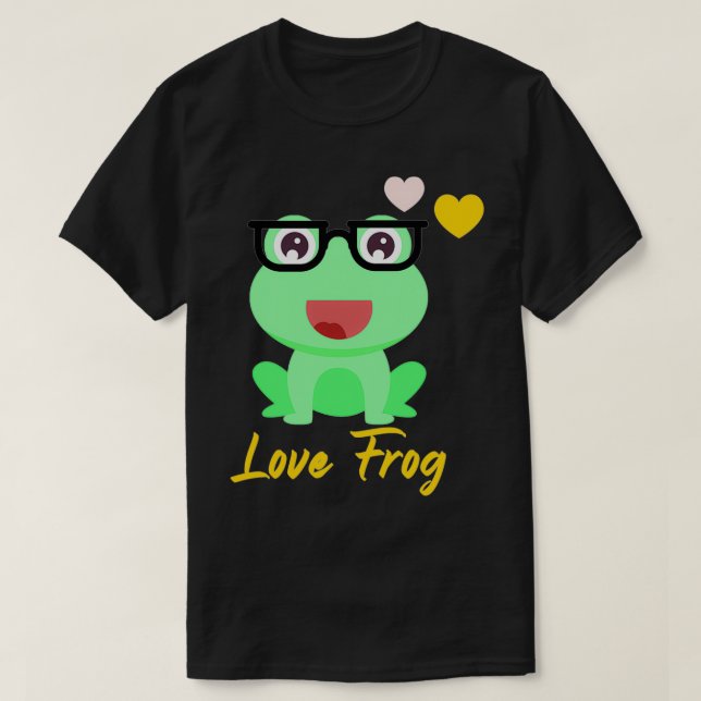 Stort groda anpassningsbar Horned Frog 5 T Shirt (Design framsida)
