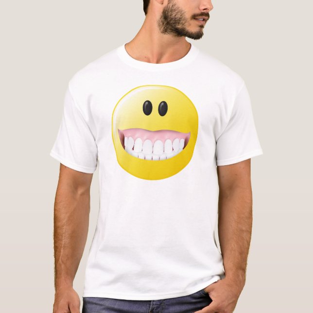Stort gummiansikte tee (Framsida)